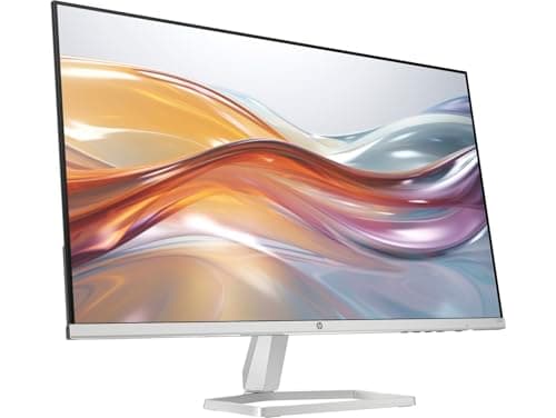 HP Series 5 527sf Monitor (Replaces Model M27h) 94F44AA#ABA w/Docztorm Dock, 27" FHD IPS (1920x1080) Display, 2x HDMI, 1x VGA, Flicker-free, Ideal for Home & Business, Black/Silver (2024 Latest Model)