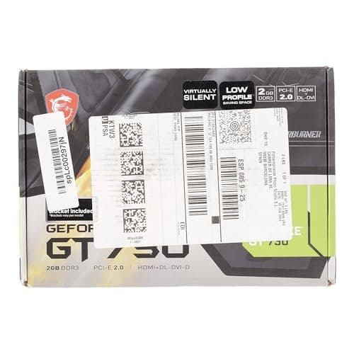 MSI N730K-2GD3H/LPV1 NVIDIA GeForce GT 730 2 GB GDDR3