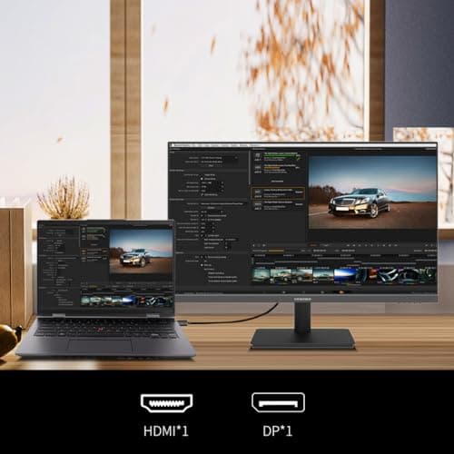 27 inch Monitor 2560 x 1440p 75hz IPS Computer Monitor QHD with HDMI, DP and Wall Mountable | Eye Protection 2K Monitor for Working and Gaming