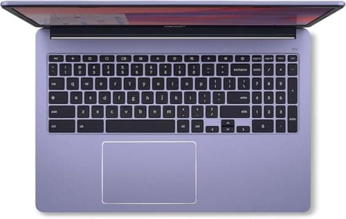 acer Chromebook 315 15.6" FHD, Intel Celeron N4500, 4GB RAM, 128GB Storage (64GB eMMC + 64GB SD Card), Home & Student Laptop, 10-Hr Long Battery Life, Wi-Fi 6, Webcam, Chrome OS, Purple (Renewed)