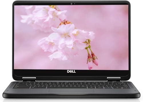 Dell 11" HD IPS Convertible Chromebook with Touchscreen, Intel Quad-Core Processor Up to 2.2GHz, 4GB Ram, 32GB Storage, Ultra-Fast WiFi, Chrome OS, Dark Black (Renewed)