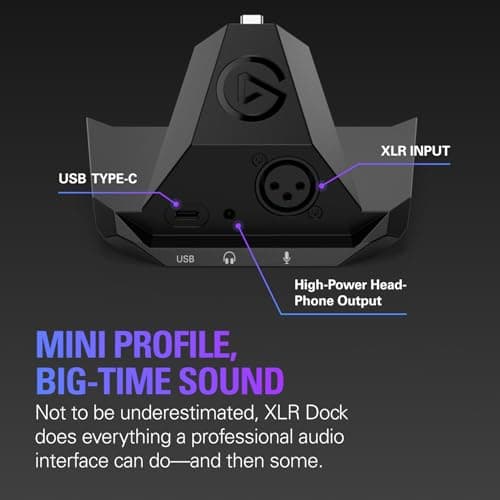 Elgato Stream Deck + XLR - Audio Mixer & Controller, Rear XLR-to-USB Mic Interface, Compatible with any Mic for Podcasting, Streaming, Content Creators, dials and LCD keys, PC/Mac