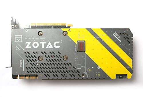 ZOTAC GeForce GTX 1080 AMP! Edition, ZT-P10800C-10P, 8GB GDDR5X Ice Storm Cooling, Metal Wraparound Carbon ExoArmor exterior, Ultra-wide 100mm Fans Gaming Graphics Card