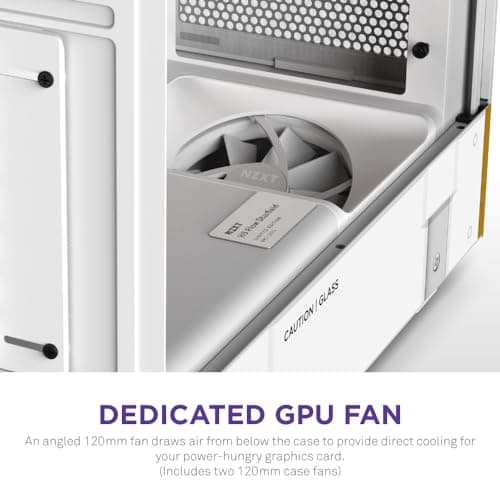 NZXT H5 Flow Starfield | Compact ATX Mid-Tower PC Gaming Case | High Airflow Perforated Front Panel | Tempered Glass Side Panel | Cable Management | 2 x 120mm Fans Included | 280mm Radiator Support
