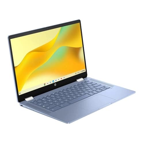HP Convertible 2-in-1 Chromebook in Blue 14" Touch FHD Intel 4-Core up to 3.40GHz 4GB Ram 64GB Storage 4K Graphics Super-Fast WiFi Chrome OS (14b - Renewed)