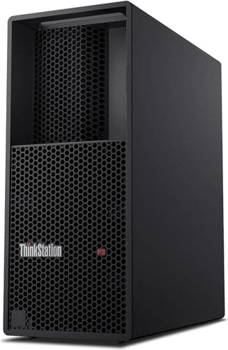 Lenovo ThinkStation P3 Tower Workstation with Intel Core i7-14700 vPro Processor, 32GB RAM, 1TB SSD, NVIDIA T1000 8GB Graphics, Wi-Fi 6E, and Windows 11 Pro