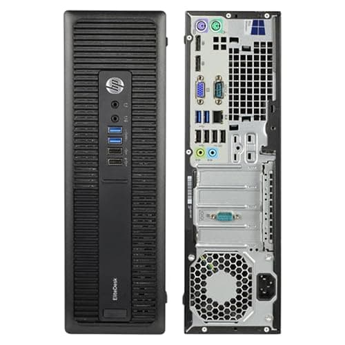 HP EliteDesk 800 G1 SFF High Performance Business Desktop Computer, Intel Quad Core i5-4590 upto 3.7GHz, 16GB RAM, 1TB HDD, 256GB SSD (boot), DVD, WiFi, Windows 10 Professional (Renewed)