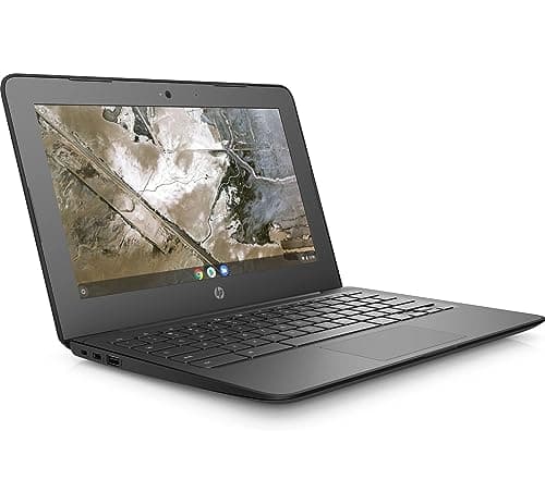 HP Chromebook 11A G6 11.6 Inch Education Edition Laptop AMD A4-9120C 4GB DDR4 RAM 16GB eMMC Computer Storage AMD Radeon R4 Graphics ChromeOS USB C MicroSD Card Reader WiFi Bluetooth - Gray (Renewed)