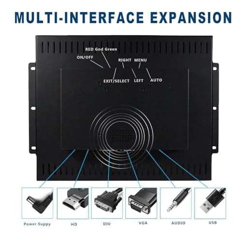 VSDISPLAY 17 Inch 1280x1024 LCD Monitor 1000Nits High Brightness with/DVI/VGA Interfaces for Outdoor Industrail Display