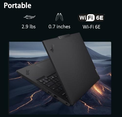 Lenovo ThinkPad T14 Gen 5 Business Laptop (14" FHD+, Intel Ultra 7 155U (>i7-13700H), 32GB DDR5 RAM, 1TB SSD), Fingerprint, Backlit, 5MP Webcam, Ethernet, Wi-Fi 6E, Win 11 Pro, 2025 AI PC, Black