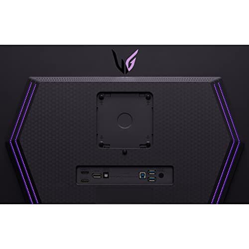 LG ‎27GS93QE 27-inch Ultragear OLED Gaming Monitor QHD 1440p 240Hz 0.03ms DisplayHDR True Black 400 AMD FreeSync Premium Pro NVIDIA G-Sync HDMI 2.1 DisplayPort Tilt/Height/Pivot Stand Black