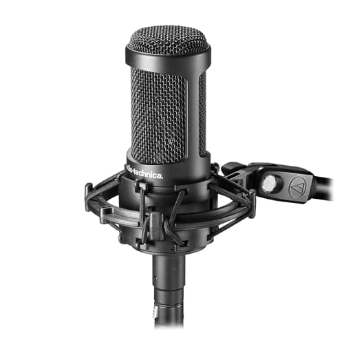 Audio-Technica AT2035 Cardioid Condenser Microphone, Black