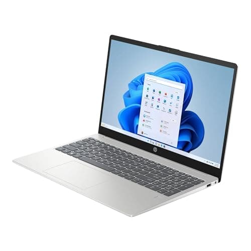 HP 15 Slim Laptop in Galactic Silver Intel 8-core i3-N305 up to 3.8GHz 8GB RAM 256GB SSD 15.6in Full HD Webcam WiFi HDMI W11 (15-FD - Renewed)