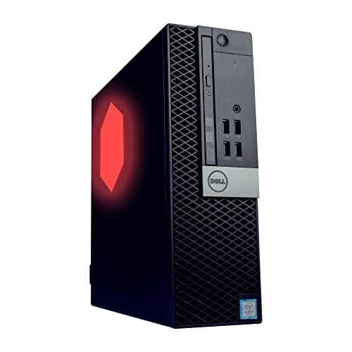 Dell Optiplex Computer PC w/RGB Lighting | Windows 11 Pro | Ultra Fast Intel i5-8500 | 16GB DDR4 RAM | 1TB SSD Solid State | New 24in LCD Monitor | Home or Office PC (Renewed)