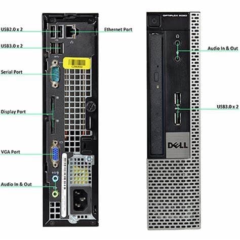 Dell OptiPlex 9020 USFF Desktop PC Computer, Core i5-4570s, 16GB RAM, 256GB SSD, Keyboard and Mouse, DisplayPort, VGA, Windows 11 Pro (Renewed)