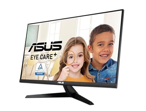 ASUS 27” 4K Eye Care Monitor (VY27UQ) - UHD (3840 x 2160), IPS, HDR10, Adaptive Sync, Eye Care Plus, Display Port, HDMI, Speaker, DisplayWidget, Blue Light Filter, Flicker Free, 3yr Warranty