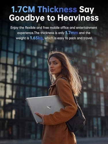 ACEMAGIC Laptop Computer with Windows 11,5000 mAh Battery,Intel N150 Quad-Core Processor UP to 3.6GHZ,16GB DDR4 RAM 512GB SSD,WiFi 5,Full HD IPS Display,2025 Laptops for Work Business Office