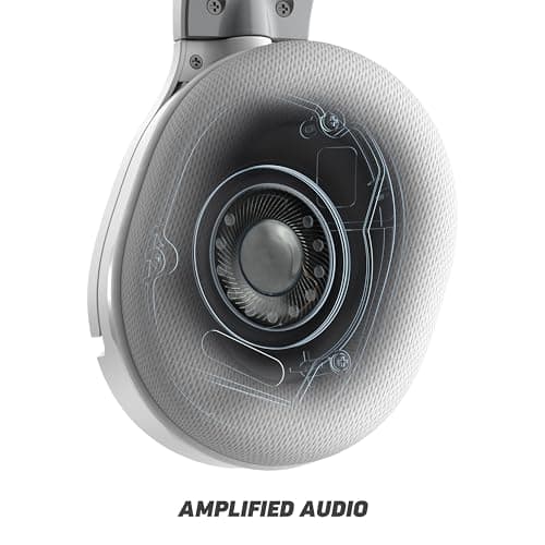Turtle Beach Recon 200 Gen 2 Powered Gaming Headset - Xbox Series X, Xbox Series S & Xbox One, PS5, PS4, Mobile & PC with 3.5mm - Bass Boost, Memory Foam, White