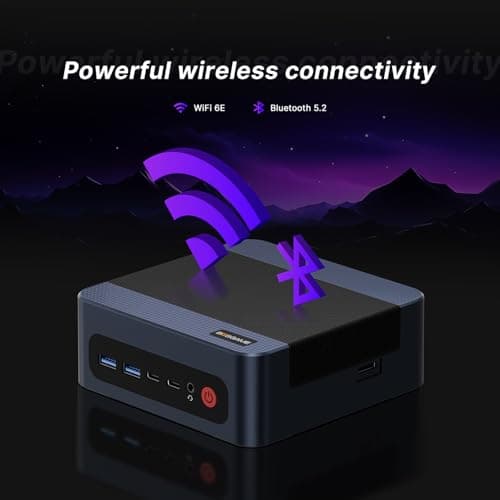 M4 Mini PC Ryzen 7 7840HS, Radeon 780M GPU, 11 Pro Gaming Desktop Computers, 32GB DDR5 RAM, 1TB PCIe 4.0 NVMe 2280 SSD, Wi-Fi6, BT 5.2, Oculink Mini Computers