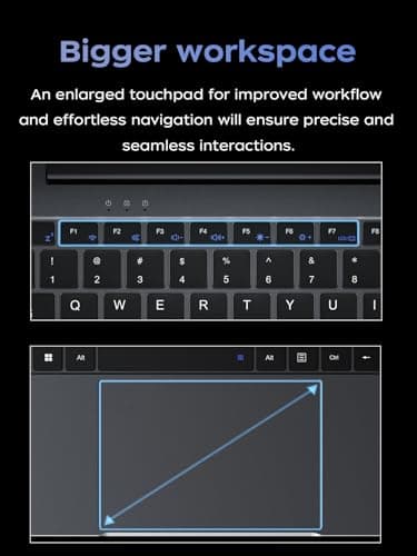 2025 New 15.6" Laptop, Laptop Computer with Intel N97 Processo(Up to 3.6GHz), 16GB DDR4 512GB SSD Windows 11 Laptop for Home Business and Student, 1080P, USB3.2, Long Battery Life