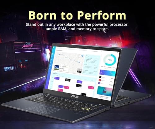 ASUS Vivobook Go 14” FHD Laptop, Intel Celeron N4500, 1-Year of Microsoft 365, Wi-Fi 5, USB Type-C, 10Hrs Battery Life, Windows 11 Home in S Mode, w/HDMI (4GB RAM | 128GB Storage)