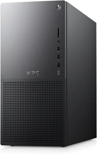 Dell XPS 8960 Desktop 1TB SSD 64GB DDR5 RAM Win 11 Pro (Intel 14th Generation Core i9-14900K Processor with Turbo Boost to 6.00GHz, 64 GB RAM, 1 TB SSD) Business PC Computer XPS8960, Graphite Black