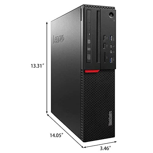 Lenovo Desktop Computer with Dual Monitors, Intel Core i5 6500 3.2GHz, 16GB RAM, 256GB SSD, 2TB HDD, AC7260 WiFi Bluetooth,DVD-RW,Wireless Keyboard Mouse,Windows 10 Pro (Renewed)