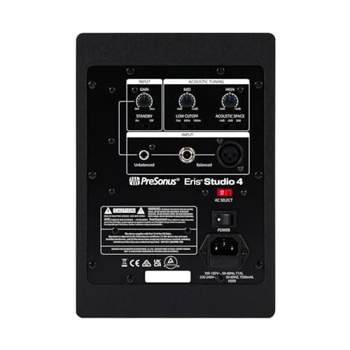 PreSonus Eris Studio 4 4.5-inch 2-Way Active Studio Monitor with EBM Waveguide