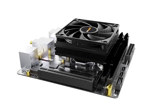 be quiet! Pure Rock Low Profile 100W TDP CPU Cooler | Intel 1700 1200 1150 1151 1155 | AMD -AM5 AM4 | BK034