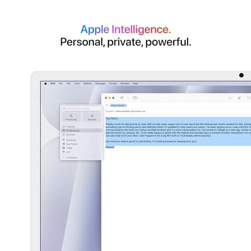 Apple 2024 iMac All-in-One Desktop Computer with M4 chip with 10-core CPU and 10-core GPU: Built for Apple Intelligence, 24-inch Retina Display, 24GB Unified Memory, 512GB SSD Storage; Silver
