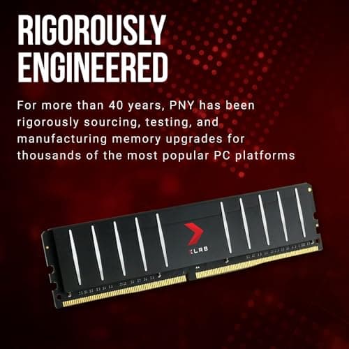 PNY XLR8 Gaming 32GB (2x16GB) DDR4 DRAM 3600MHz (PC4-28800) CL18 1.35V Low Profile Dual Channel Desktop (DIMM) Memory Kit – MD32GK2D4360018LP