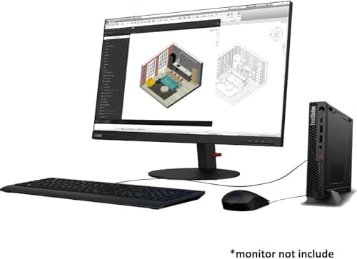 Lenovo ThinkStation P3 Tiny Workstation Desktop (Intel 14-Core i5-14500 vPro (> i7-13700), 16GB DDR5, 512GB SSD), Business Mini PC, Micro & MFF Computer, Ethernet, Wi-Fi 6, HDMI, Win 11 Pro, 2025