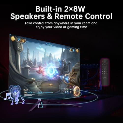42 Inch 4K OLED Gaming Monitor, 0.1ms GTG 138Hz, 134% sRGB, 4-Side Frameless, Type-C 90W, Speakers,Remote, Freesync G-Sync, DP/HDMI/USB, VESA, Ultrawide OLED Monitor for Gaming(Without Base)