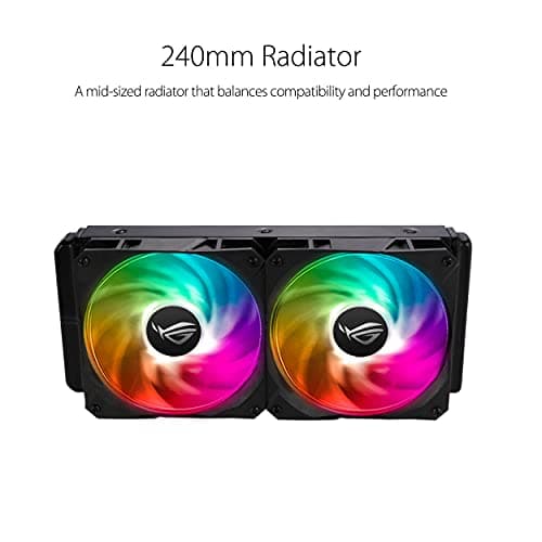 ASUS ROG Strix LC NVIDIA GeForce RTX 3080 Ti OC Edition Gaming Graphics Card (PCIe 4.0, 12GB GDDR6X, HDMI 2.1, DisplayPort 1.4a, Full-Coverage Cold Plate, 240mm Radiator, 600mm tubing, GPU Tweak II)