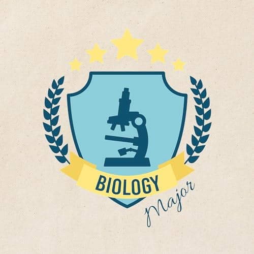 CafePress Biology College Major Science Microscope Shield Em Reusable Natural Beige Canvas Shopping Bag