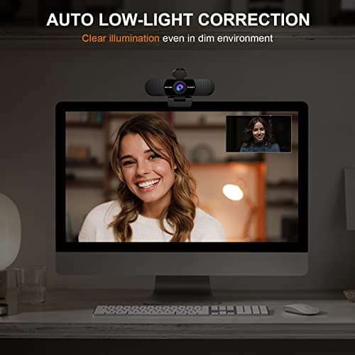 EMEET 1080P Webcam with Microphone, C960 Web Camera, 2 Mics Streaming Webcam, 90°FOV Computer Camera, Plug and Play USB Web Cam for Online Calling/Conferencing, Zoom/Teams/Facetime/YouTube, Laptop/PC
