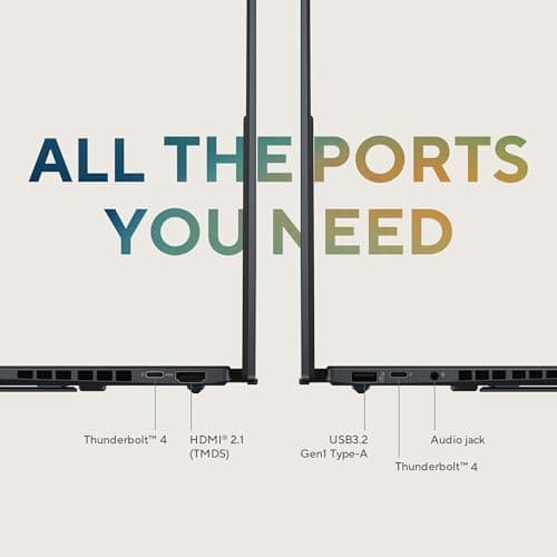 ASUS Zenbook DUO Laptop, Dual 14” OLED 3K 120Hz Touch Display, Evo, Intel Core Ultra 9 285H, Intel Arc Graphics, 32GB RAM, 1TB SSD, Windows 11, UX8406CA-PS99T