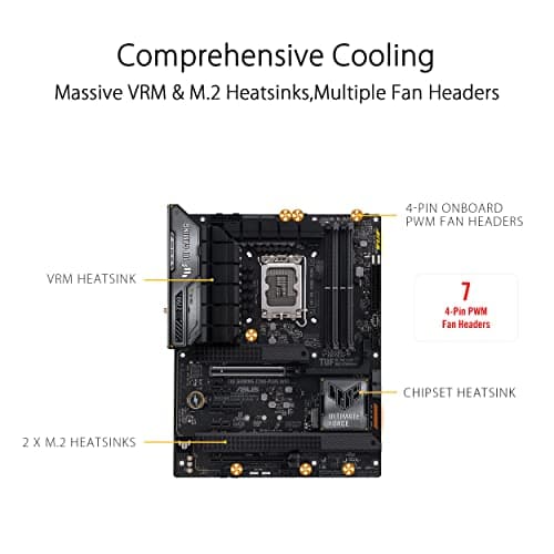 INLAND by Micro Center CPU Motherboard Intel Core i9-12900K 12th Gen 16-Cores LGA 1700 Desktop Processor with ASUS TUF Gaming Z790-Plus WiFi DDR5 Gaming Motherboard