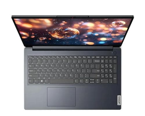 Lenovo IdeaPad Laptop with Microsoft Office and 1TB Cloud Storage (1-Year)| 15.6 inch HD Computer| 16GB RAM| 128GB eMMC & 128GB Portable SSD| Intel 2-Core CPU| Webcam| AI-Powered Windows 11| LE Bundle
