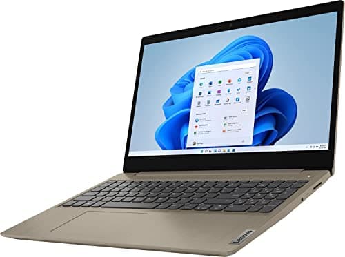 Lenovo 2022 Ideapad 3 Laptop, 15.6" HD Touchscreen, 11th Gen Intel Core i3-1115G4 Processor, 8GB DDR4 RAM, 256GB PCIe NVMe SSD, HDMI, Webcam, Wi-Fi 5, Bluetooth, Windows 11 Home, Almond