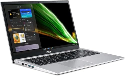 acer Aspire 15.6" Windows 11 Laptop | for Students and Business | Intel Celeron Dual-Core | Intel UHD Graphics | Wi-Fi & Bluetooth | Ethernet & HDMI | 1-Yr Microsoft 365 | 8GB RAM, 256GB SSD