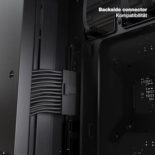 be quiet! Light Base 600 DX White PC Case | Fully Windowed Front and Side Panel | Dual Chamber | ARGB LED Strip | Inverted and Horizontal Layout Customizable | BGW66