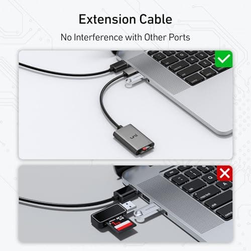 uni SD Card Reader, High-Speed USB 3.0 to Micro SD Card Adapter, Aluminum Computer Memory Card Reader Dual Slots, for SD/SDXC/SDHC/MMC/Micro SDXC/TF/Micro SDHC | Laptop, PC, and More