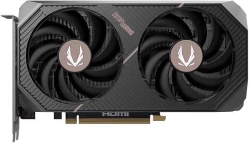 ZOTAC Gaming GeForce RTX 5060 Ti 16GB AMP DLSS 4 16GB GDDR7 128-bit 28 Gbps PCIE 5.0 Gaming Graphics Card, IceStorm 2.0 Cooling, White LED Lighting, ZT-B50620F-10M