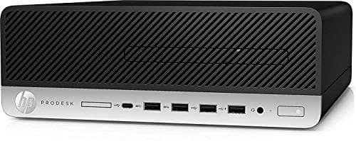 HP ProDesk 600 G4 SFF Desktop Computer, Intel Hexa Core i5-8500 3.0GHz, 16GB DDR4 RAM, 256GB PCIe SSD, Type-C, 2 Display Ports, Keyboard & Mouse, Black, Win 10 Pro (Renewed)