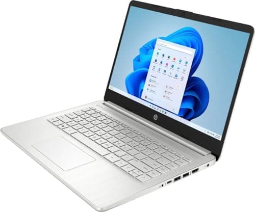 HP 14" Laptop Stream Ultral Light for Students and Business, Quad-core Intel Celeron Processor, 16GB RAM, 256GB Storage (128GB eMMC+128GB Ghost Manta SD Card), 1 Year Office 365, HDMI, Win 11