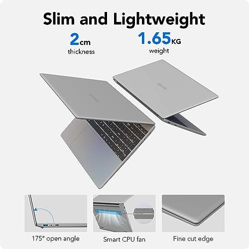 ApoloSign Laptop, 12GB RAM, 512GB SSD, 15.6" Full HD Notebook, Expandable to 1TB, Intel N5095 Processor, Dual-Band WiFi, 178° Viewing Angle, Dual Speakers