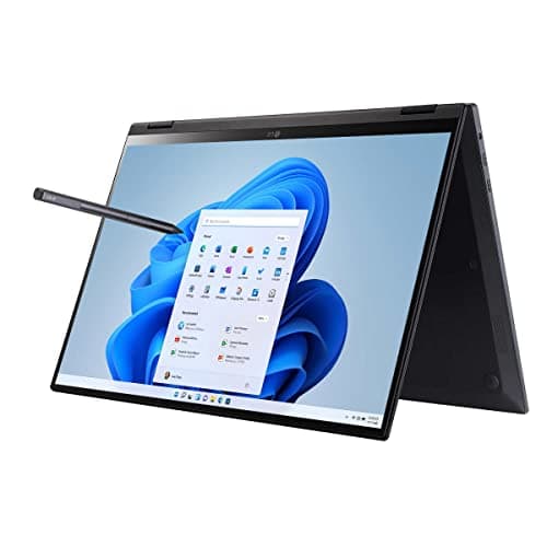 LG 2023 Gram 16" 2-in-1 Ultralight Laptop WQXGA IPS Touch Intel EVO i7-1360P 32GB RAM 1TB(512x2) NVMe SSD Iris Xe Graphics WiFi AX Backlit Fingerprint Fullday Battery Windows 11 w/Pen and RE USB