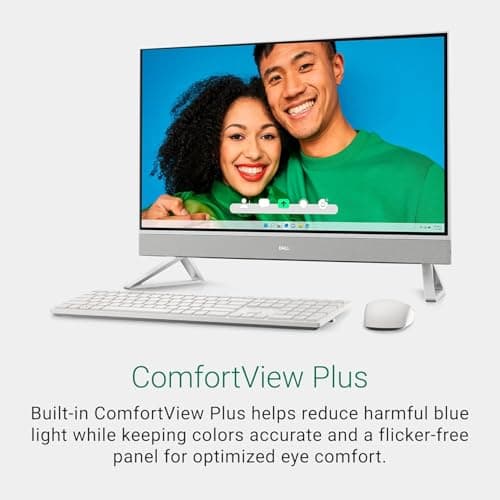 Dell Inspiron 27" Touchscreen All-in-One Desktop PC for Work & Entertainment - Intel 10-Core 7-150U,64GB DDR4 RAM, 4TB SSD, NVIDIA MX570A, Windows 11 Pro, Rigesi