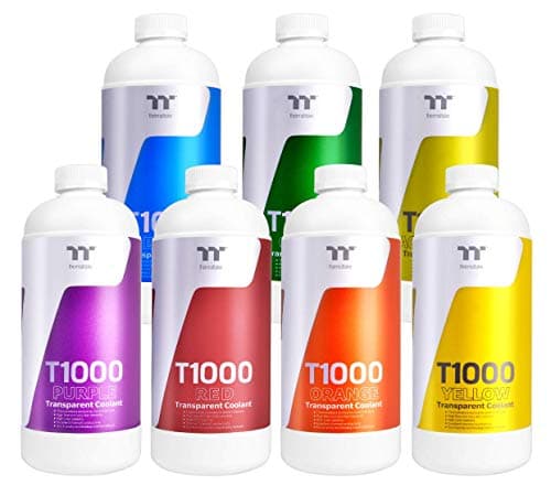 Thermaltake T1000 1000ml New Formula Blue Transparent Water Cooling Solution Anti-Corrosion Anti-Freeze Minimize Precipitation CL-W245-OS00BU-A